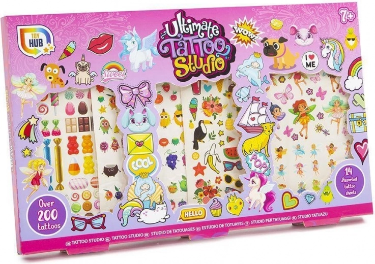 The Ultimate Temporary Tattoo Set – Pink