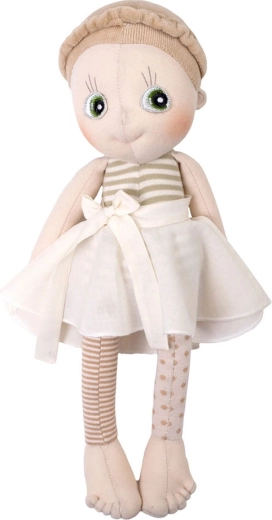 Rubens Barn EcoBuds Hazel minkšta lėlė iš ekologiškos medvilnės 35 cm