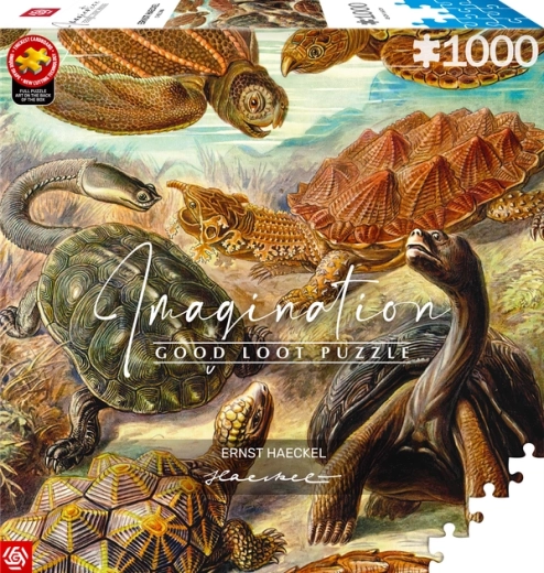 GOOD LOOT Puzzle Imagination: Ernst Haeckel – jūros vėžliai, 1000 dalių