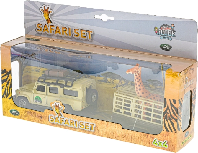 Pilnas safari rinkinys su žirafos figūrėle