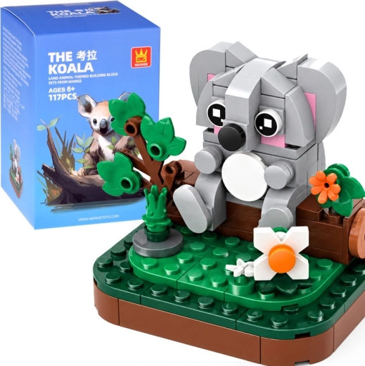 Techninis konstruktorius „Laukiniai gyvūnai“ – koala, 117 dalių