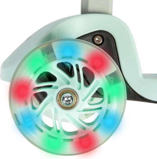LED ratukai, kurie šviečia važiuojant