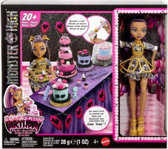 Monster High siaubingai saldūs gimtadieniai – Clawdeen Wolf tortų dekoravimo rinkinys