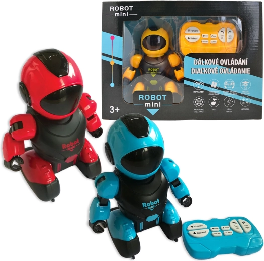 IR mini robotas su nuotolinio valdymo pulteliu vaikams