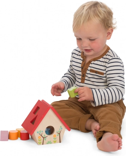 Medinė formų rūšiuoklė „Paukščių namelys“ Le Toy Van