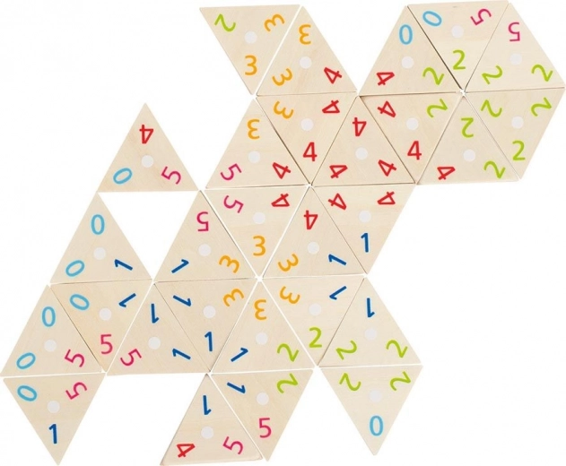 Tri-Domino wooden game by Goki