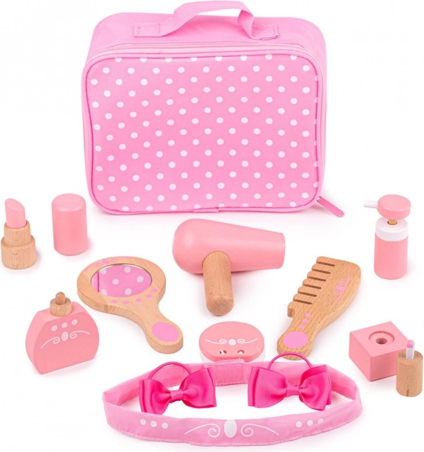 Bigjigs Toys wooden beauty set in a carry case (11 pieces)