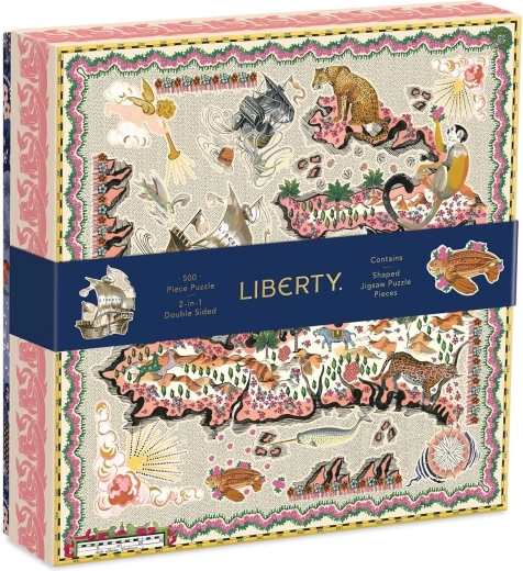 Galison dvipusė dėlionė 2 viename Liberty Maxine London, 500 detalių