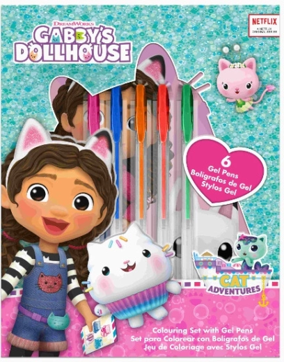 Gabby’s Dollhouse Writing Set, 7 pcs