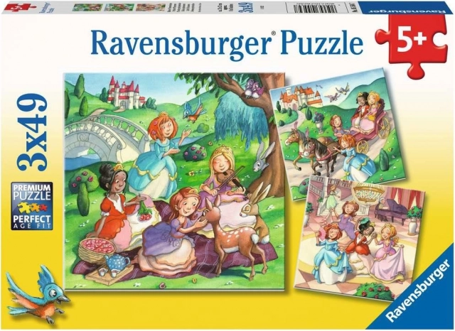 Dėlionė Mažosios princesės 3×49 detalių RAVENSBURGER