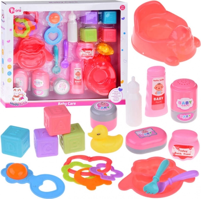 Set of Children's Toys with Potty and Duck