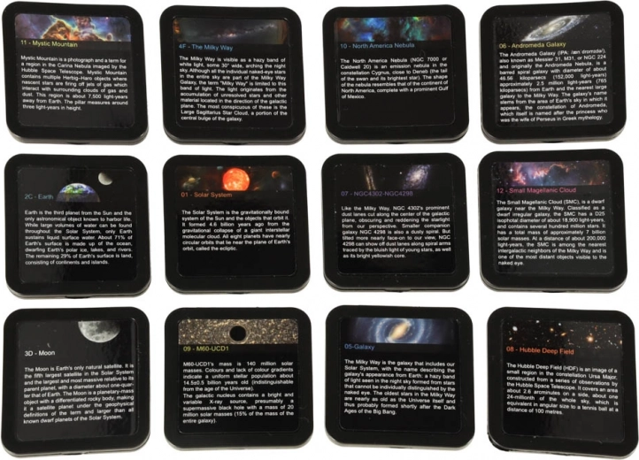 12 keičiamų kosmoso diskų