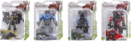 Metalinis roboto dinozauras, transformuojamas į robotą