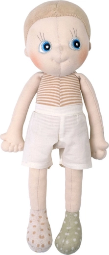 Rubens Barn EcoBuds Aspen soft fabric doll 35 cm made from organic cotton