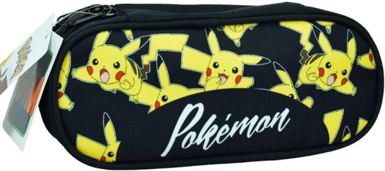 Pokémon pencil case, two-tier