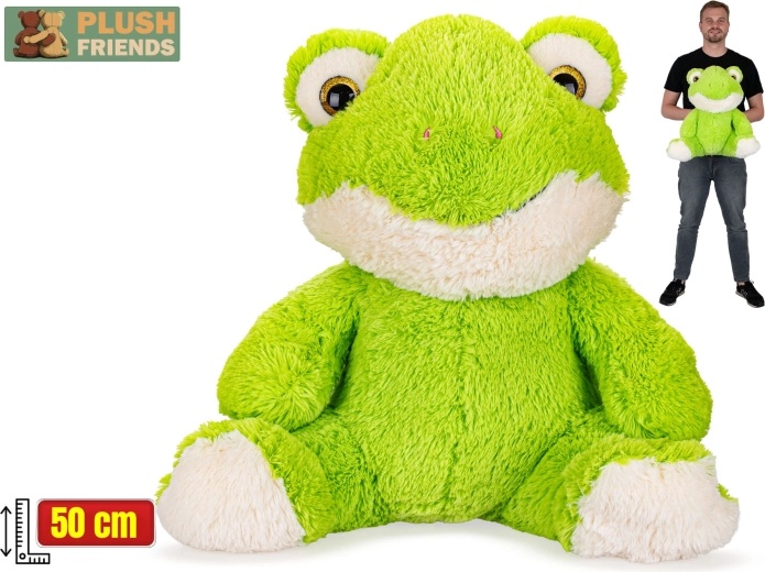 Plush Friends pliušinė varlė sėdinti 50 cm