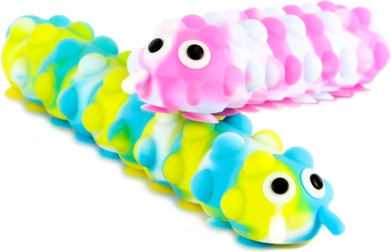 Tekstūruotas paviršius ir ryškios spalvos