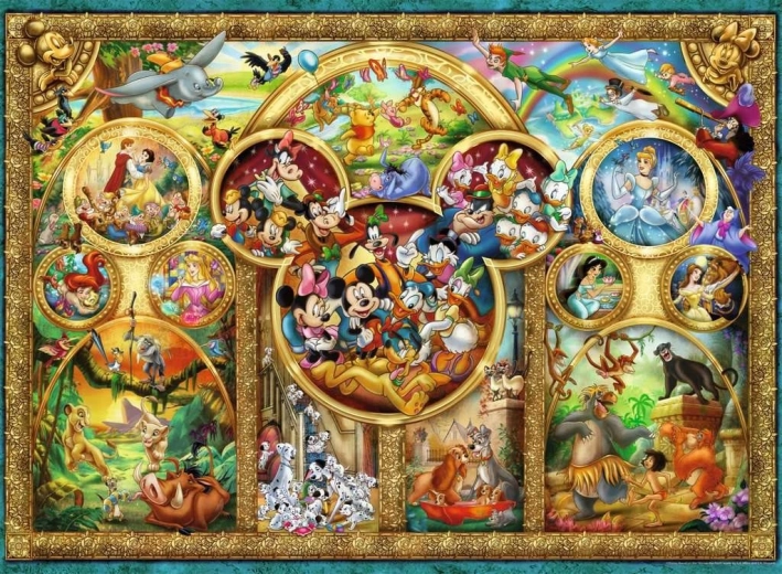 Dėlionė Ravensburger Disney šeima 500 dalių