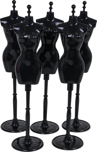 5 manekenų ir lėlė modeliams išbandyti