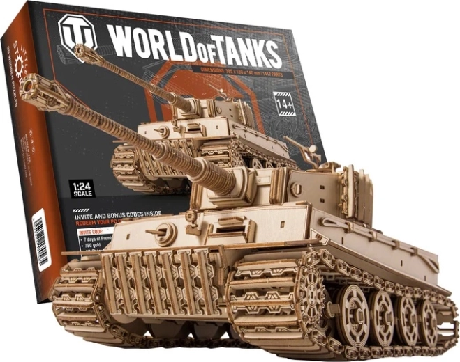 Little Story 3D medinė dėlionė World of Tanks Tiger M1