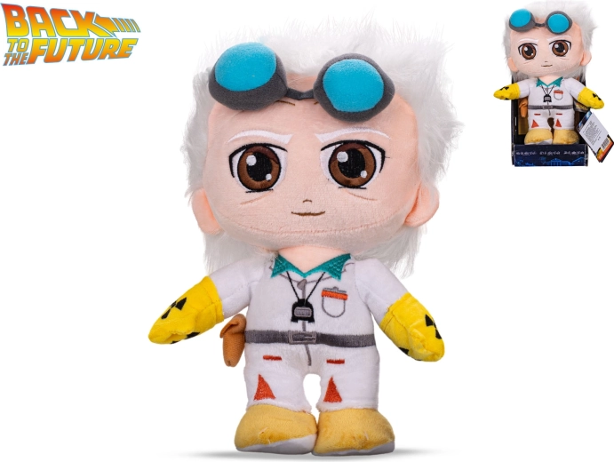 Pliušinė figūrėlė Dr. Emmetto Browno – Atgal į ateitį (30 cm)
