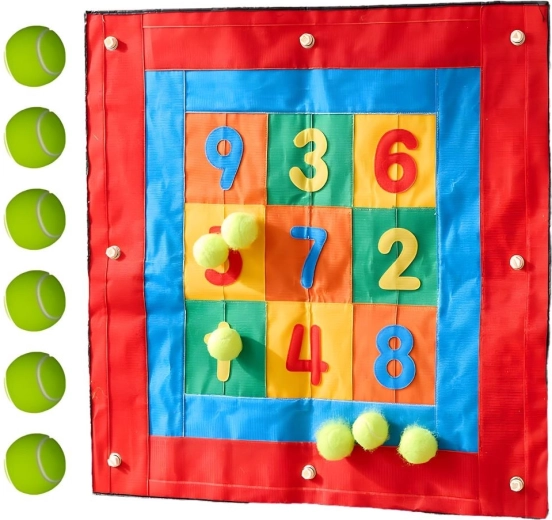 Masterkidz kvadratinis STEM taikinys su lipukais mėtymui į taikinį