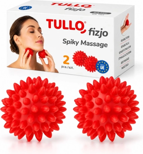 Tullo 2 masažinių kamuoliukų rinkinys fiziomasažui