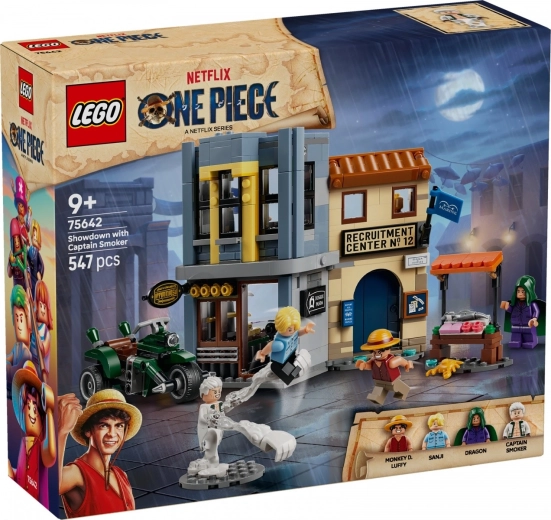 LEGO ONE PIECE susidūrimas su kapitonu Smokeriu