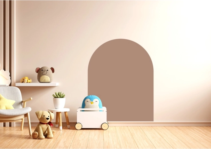 Cleverclixx magnetic wall foil Mocha Cream 95 × 75 cm