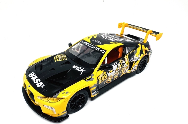 BMW M4 GT3 WASA automobilio modelis 1:24 su šviesa ir garsu