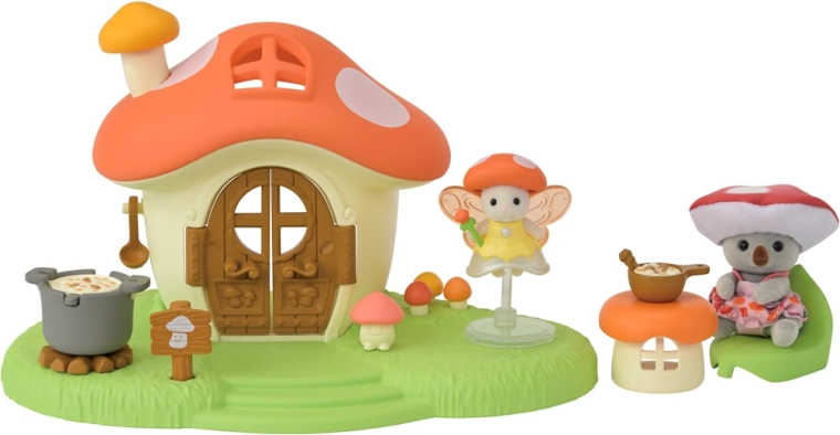Pasakiškas Sylvanian Families grybų namelis