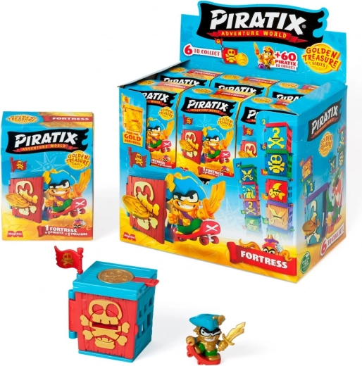 Pirate Figure Golden Treasure Fortress