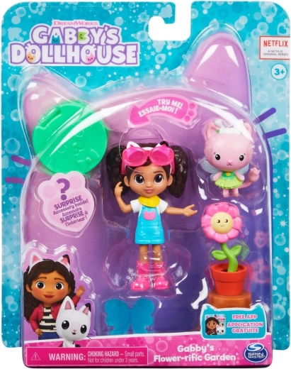 Gabby's Dollhouse Small Garden Set with Gabby Figure