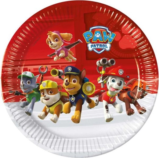 Popierinės lėkštės PAW PATROL 23 cm, 8 vnt.