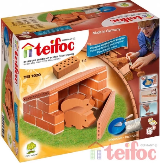 Teifoc Pigs namelio statymo rinkinys – 1 vnt.