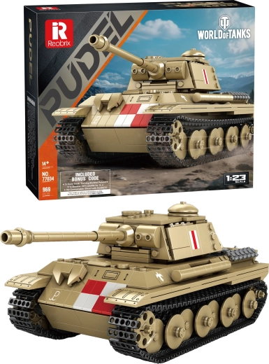 World of Tanks tanko Pudel konstruktorius (969 detalės)