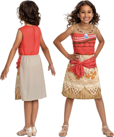 Vaikiškas kostiumas DISNEY Vaiana 124–135 cm (7–8 m.)