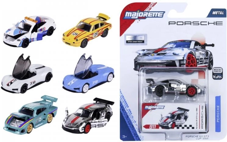 Metalinis modeliukas Porsche Motorsport Deluxe 1:64