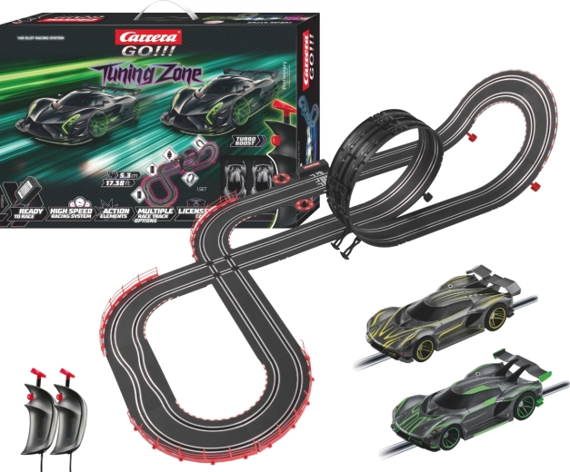 Carrera GO!!! Tuning Zone 5.3 m Slot Car Racing Set