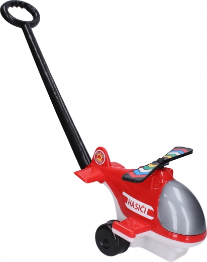 Gaisrininkų sraigtasparnis su mechaniniu garsu