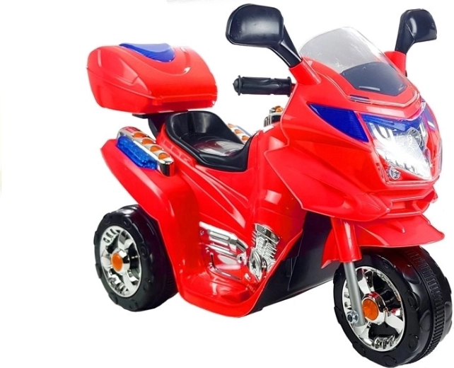 Children's Electric Tricycle – Red Battery-Powered Motorcycle