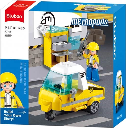 Sluban Metropolis delivery truck