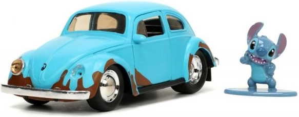 Lilo & Stitch automobilis 1959 VW Beetle 1:32 su Stitch figūrėle