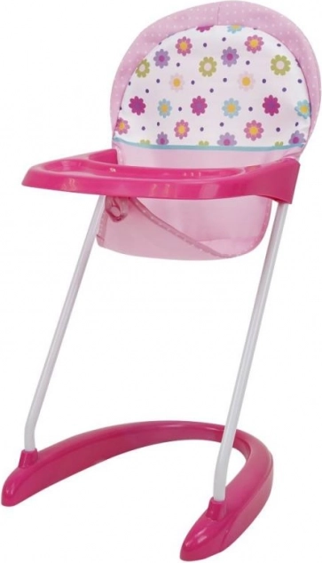 Aukšta kėdutė lėlei Crew Spring Pink