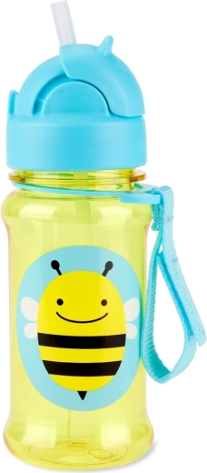 Skip Hop Zoo tritano buteliukas su šiaudeliu Bitė 355 ml