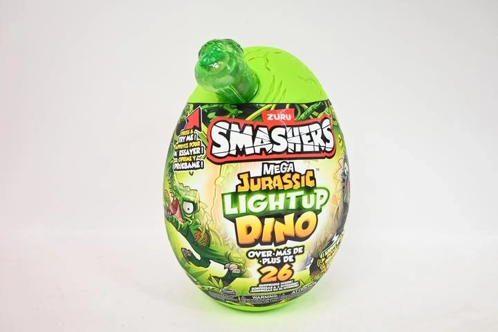 Zuru Smashers Jurassic šviečiantis dinozauras milžiniškame kiaušinyje