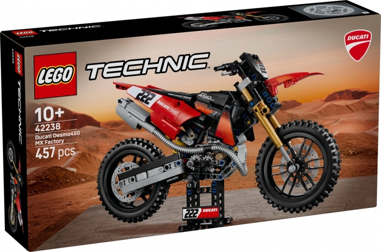 LEGO Technic motociklas Ducati Desmo450 MX Factory 42238