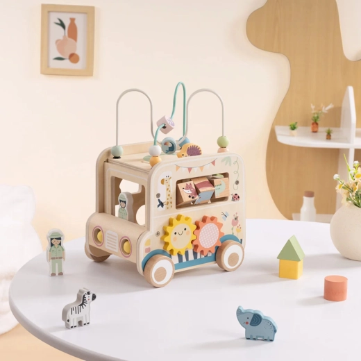 Motorinė kilpa ir karoliukai smulkiajai motorikai