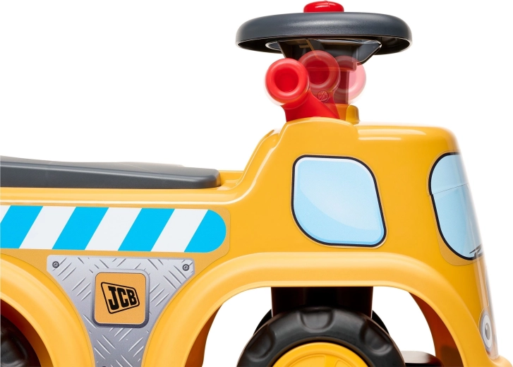 Steering wheel with horn and storage compartment