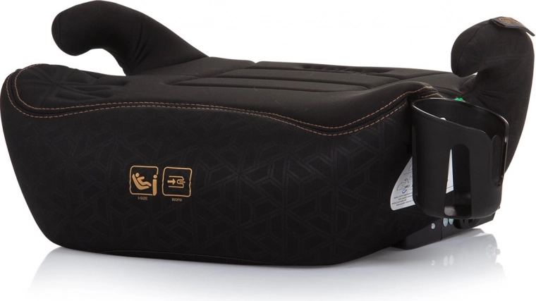 Chipolino Wing i-Size booster seat 125–150 cm with Isofix – Obsidian